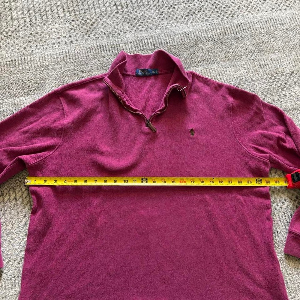 Polo Ralph Lauren quarter zip pullover sweatshirt cotton breathable layering